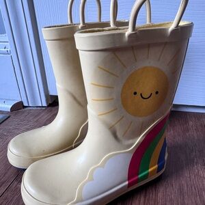Target Cream Sun and Rainbow Kids Boots
